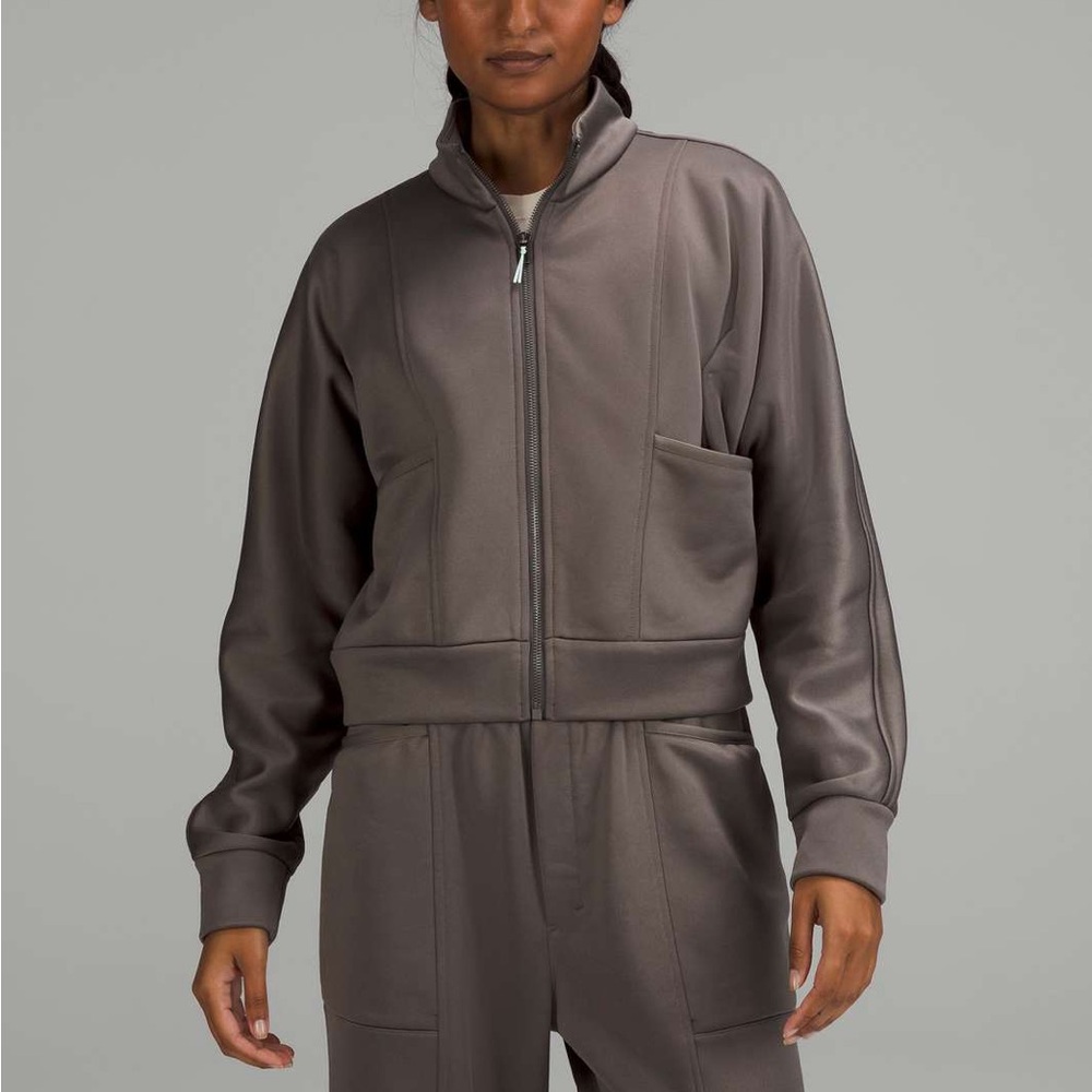 Lululemon Lab Fleece Track Jacket in Rover